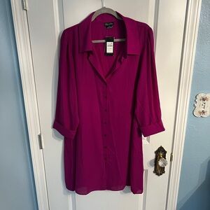 Brand new magenta tunic